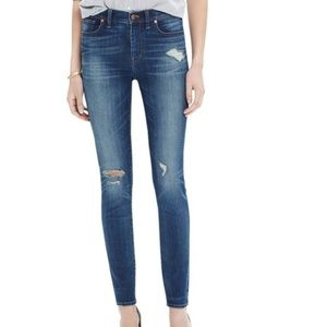 Madewell High Riser Skinny in Bristol Wash